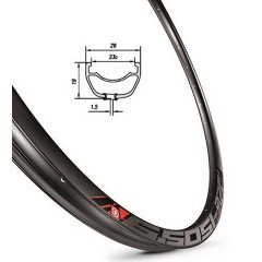 Обід Mach1 5.50 SL DISC 27.5˝ TLR 32 отвори під диск чорний FV 550 г